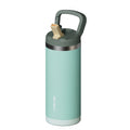 SURFVEN 18 oz Double Wall Stainless Steel Insulated Water Bottle with Leak Proof Flip Straw Lid, Dusty Jade