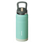 SURFVEN 27 oz Stainless Steel Double Wall Insulated Water Bottle with Flip-up Straw Lid, Dusty Jade