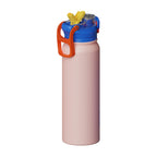SURFVEN 27 oz Vacuum Insulated Stainless Steel Water Bottle with 3-in-1 Lid, Pink
