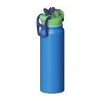 SURFVEN 27 oz Vacuum Insulated Stainless Steel Water Bottle with 3-in-1 Lid, Blue