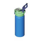 SURFVEN 18 oz Vacuum Insulated Stainless Steel Water Bottle with 3-in-1 Lid, Blue
