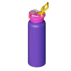 SURFVEN 40 oz Vacuum Insulated Stainless Steel Water Bottle with 3-in-1 Lid, Purple