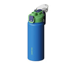 SURFVEN 18 oz Vacuum Insulated Stainless Steel Water Bottle with 3-in-1 Lid, Blue