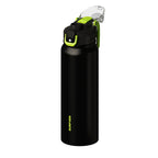 SURFVEN 27 oz Vacuum Insulated Stainless Steel Water Bottle with 3-in-1 Lid, Black