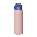SURFVEN 27 oz Vacuum Insulated Stainless Steel Water Bottle with 3-in-1 Lid, Pink