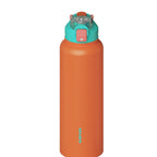 SURFVEN 40 oz Vacuum Insulated Stainless Steel Water Bottle with 3-in-1 Lid, Orange